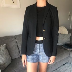 H&M Blue and Black Tweed Shorts Size 6 (NWT)